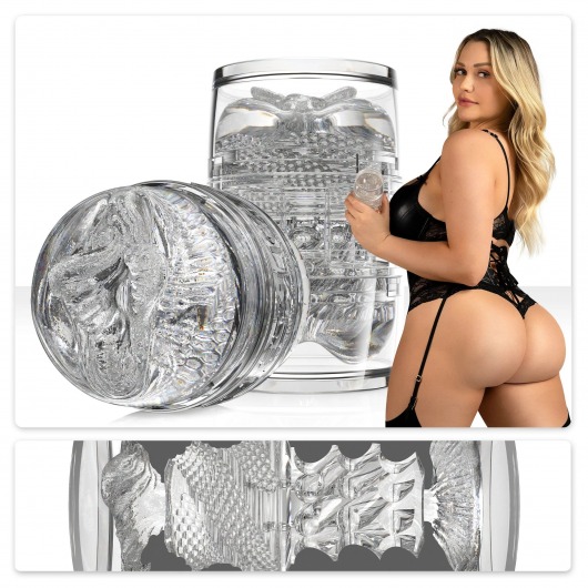 Прозрачный двусторонний мастурбатор Fleshlight Quickshot Mia Malkova - Fleshlight - в Улан-Удэ купить с доставкой