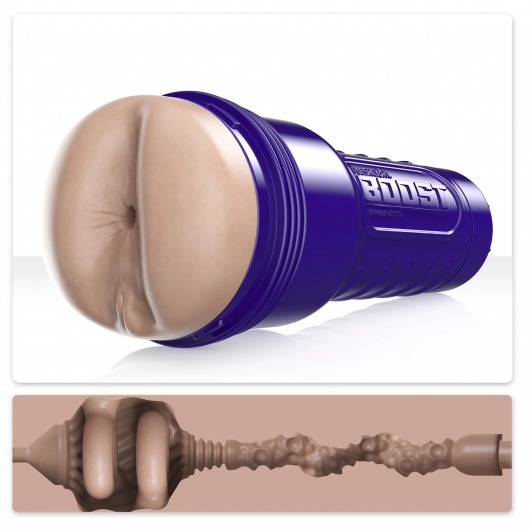 Телесный мастурбатор-анус Fleshlight Boost Blast Female - Fleshlight - в Улан-Удэ купить с доставкой