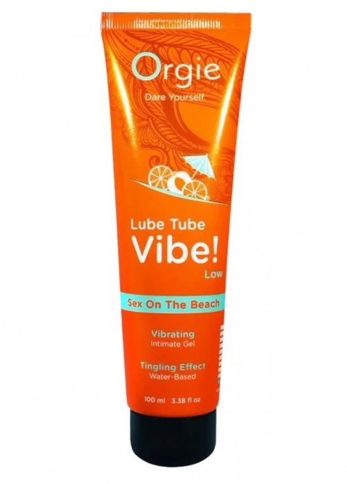 Гель с эффектом вибрации Lube Tube Vibe Low Sex On The Beach - 100 мл. - ORGIE - купить с доставкой в Улан-Удэ