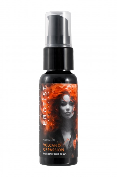 Гель с эффектом вибрации Volcano Of Passion со вкусом персика и маракуйи - 25 мл. - Erotist Lubricants - купить с доставкой в Улан-Удэ