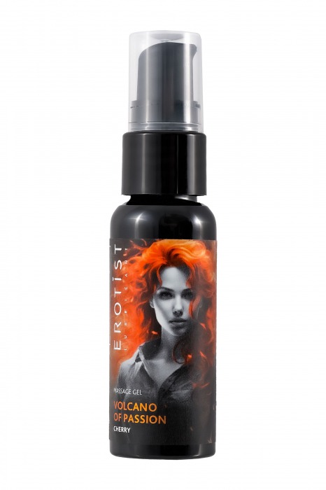 Гель с эффектом вибрации Volcano Of Passion со вкусом вишни - 25 мл. - Erotist Lubricants - купить с доставкой в Улан-Удэ