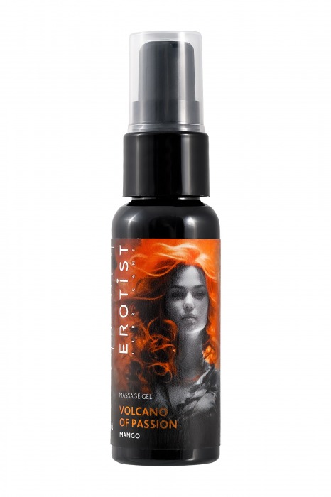 Гель с эффектом вибрации Volcano Of Passion со вкусом манго - 25 мл. - Erotist Lubricants - купить с доставкой в Улан-Удэ