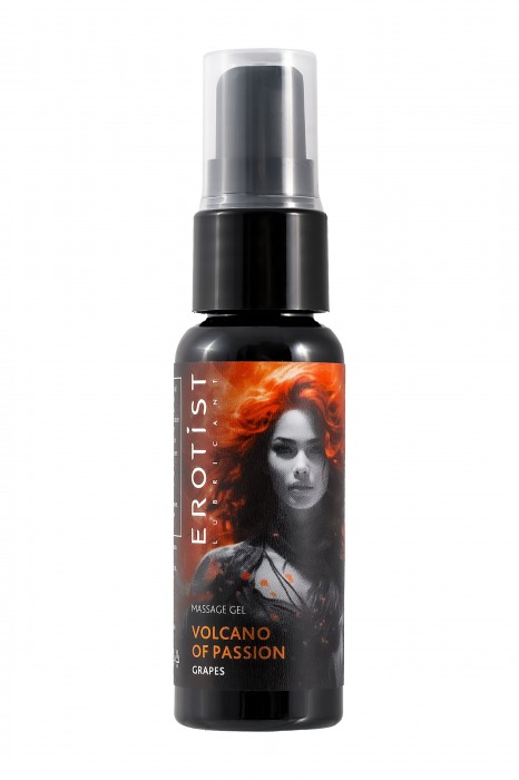 Гель с эффектом вибрации Volcano Of Passion со вкусом винограда - 25 мл. - Erotist Lubricants - купить с доставкой в Улан-Удэ