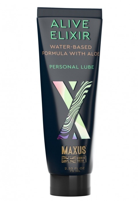Интимный гель на водной основе MAXUS Alive Elixir - 75 мл. - Maxus - купить с доставкой в Улан-Удэ