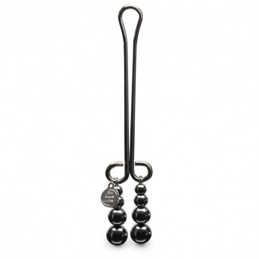 Зажим для клитора с бусинами Just Sensation Beaded Clitoral Clamp - Fifty Shades of Grey - купить с доставкой в Улан-Удэ
