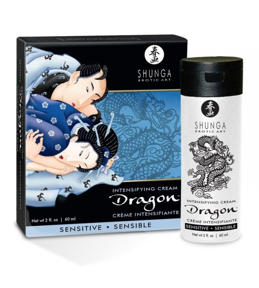 Интимный мужской крем SHUNGA DRAGON SENSITIVE - 60 мл. - Shunga - купить с доставкой в Улан-Удэ