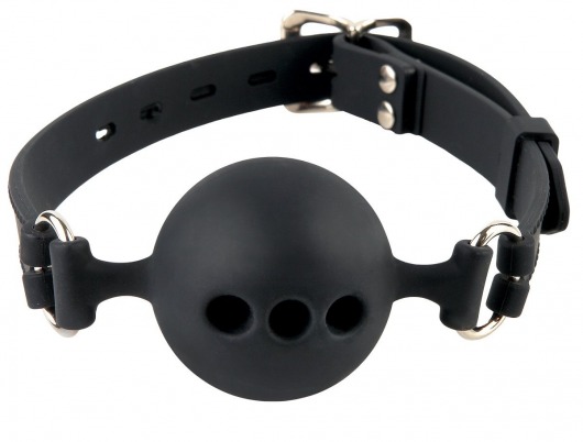 Силиконовый кляп-шар с отверстиями для дыхания Silicone Breathable Ball Gag Small - Pipedream - купить с доставкой в Улан-Удэ
