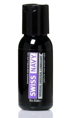 Возбуждающий гель-лубрикант на водной основе Sensual Arousal Lubricant  - 29,5 мл. - Swiss navy - купить с доставкой в Улан-Удэ
