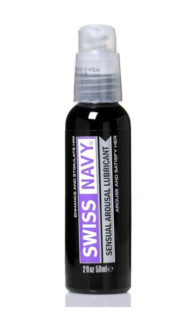 Возбуждающий гель-лубрикант на водной основе Sensual Arousal Lubricant - 59 мл. - Swiss navy - купить с доставкой в Улан-Удэ