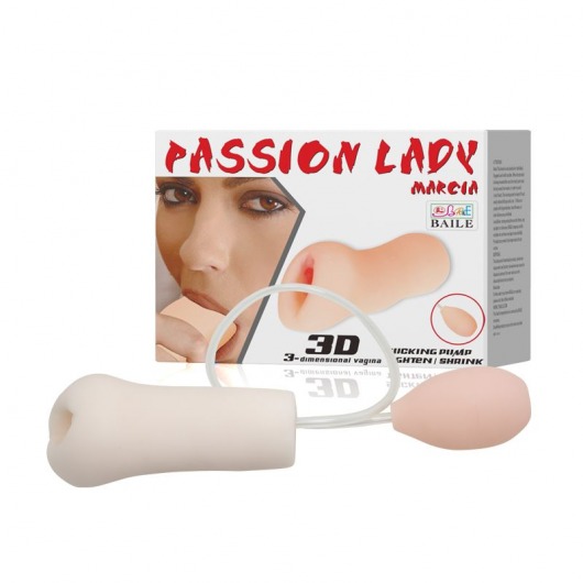 Мастурбатор Passion Lady Marcia с грушей для имитации посасывания - Baile - в Улан-Удэ купить с доставкой