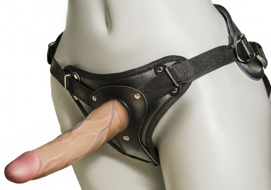 Женский страпон с вагинальной пробкой Woman Strap - 18 см. - LOVETOY (А-Полимер) - купить с доставкой в Улан-Удэ