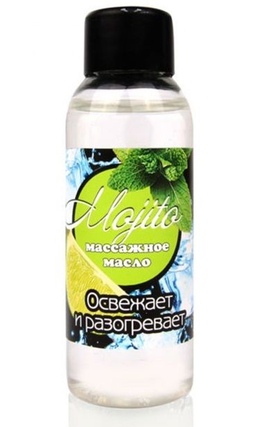 Массажное масло для тела Mojito с ароматом лайма - 50 мл. - Биоритм - купить с доставкой в Улан-Удэ