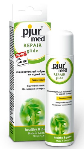 Регенирирующий лубрикант с гиалуроновой кислотой pjur MED Repair glide - 100 мл. - Pjur - купить с доставкой в Улан-Удэ