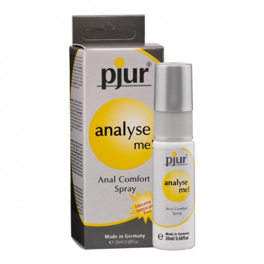 Обезболивающий анальный спрей pjur ANALYSE ME - 20 мл. - Pjur - купить с доставкой в Улан-Удэ