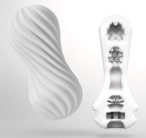 Мастурбатор FLEX Silky White с мягким рельефом - Tenga - в Улан-Удэ купить с доставкой