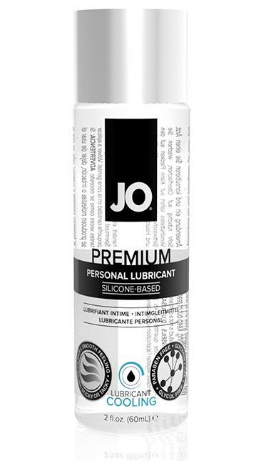 Охлаждающий лубрикант на силиконовой основе JO Personal Premium Lubricant Cooling - 60 мл. - System JO - купить с доставкой в Улан-Удэ