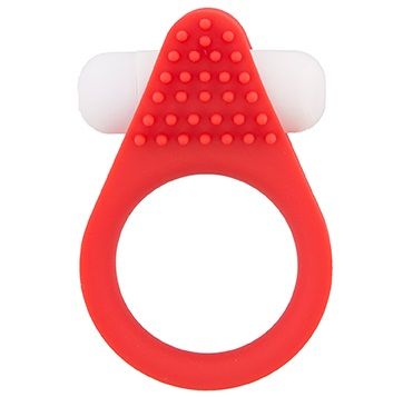Красное эрекционное кольцо LIT-UP SILICONE STIMU RING 1 RED - Dream Toys - в Улан-Удэ купить с доставкой