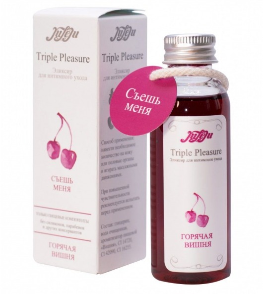 Эликсир Triple Pleasure  Горячая вишня  - 65 гр. - JULEJU - купить с доставкой в Улан-Удэ