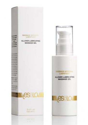 Массажный гель-смазка на силиконовой основе Allover Massage Gel - 100 мл. - YESforLOV - купить с доставкой в Улан-Удэ