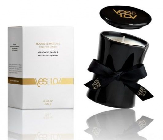 Массажная свеча Titillating Massage Candle - 120 мл. - YESforLOV - купить с доставкой в Улан-Удэ