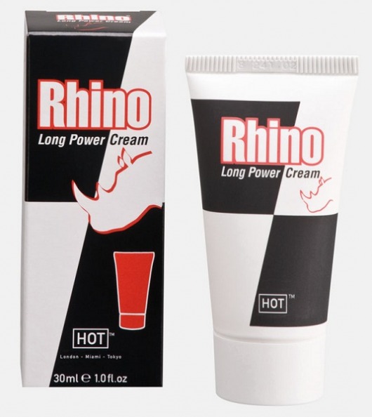Крем-пролонгатор для мужчин Rhino - 30 мл. - HOT - купить с доставкой в Улан-Удэ