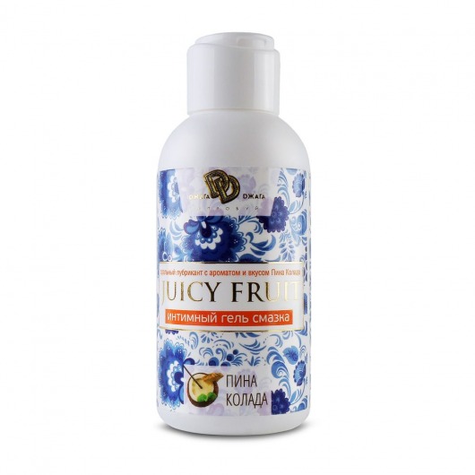 Интимный гель на водной основе JUICY FRUIT с ароматом пина колада - 100 мл. - БиоМед - купить с доставкой в Улан-Удэ
