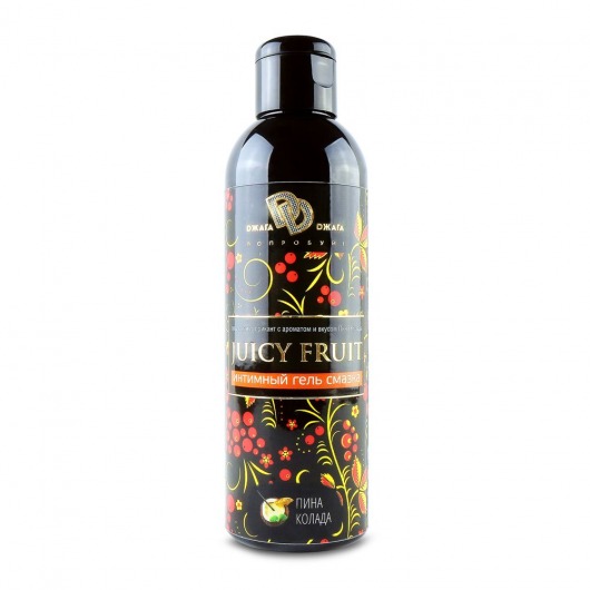 Интимный гель на водной основе JUICY FRUIT с ароматом пина колада - 200 мл. - БиоМед - купить с доставкой в Улан-Удэ