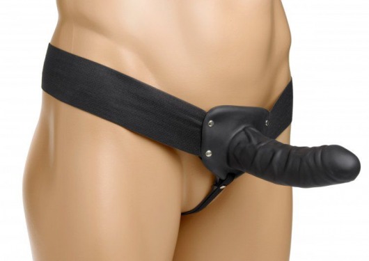 Полый страпон Erection Assist - 15,2 см. - XR Brands - купить с доставкой в Улан-Удэ