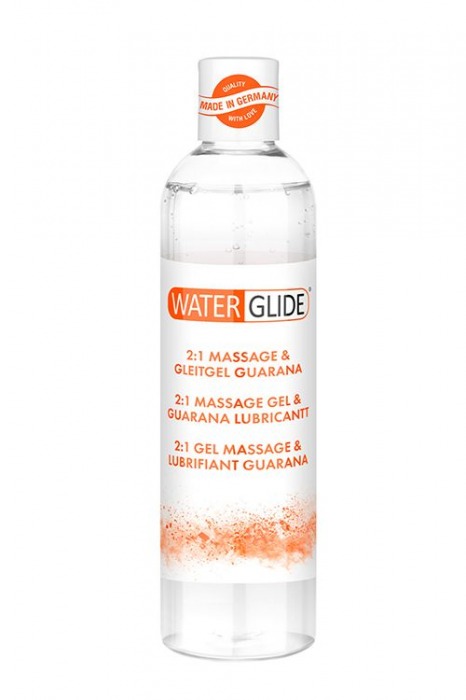 Гель-смазка 2-в-1 MASSAGE   LUBRICANT GUARANA - 300 мл. - Waterglide - купить с доставкой в Улан-Удэ