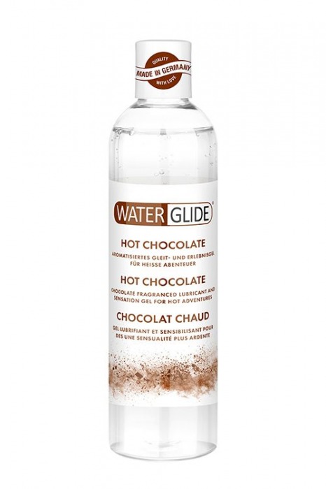 Лубрикант на водной основе с ароматом шоколада HOT CHOCOLATE - 300 мл. - Waterglide - купить с доставкой в Улан-Удэ