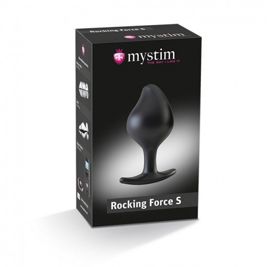 Анальная пробка Rocking Force S для электростимуляции - 9,5 см. - MyStim - купить с доставкой в Улан-Удэ