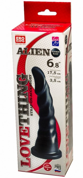 Насадка для трусиков харнесс Alien - 17,5 см. - LOVETOY (А-Полимер) - купить с доставкой в Улан-Удэ